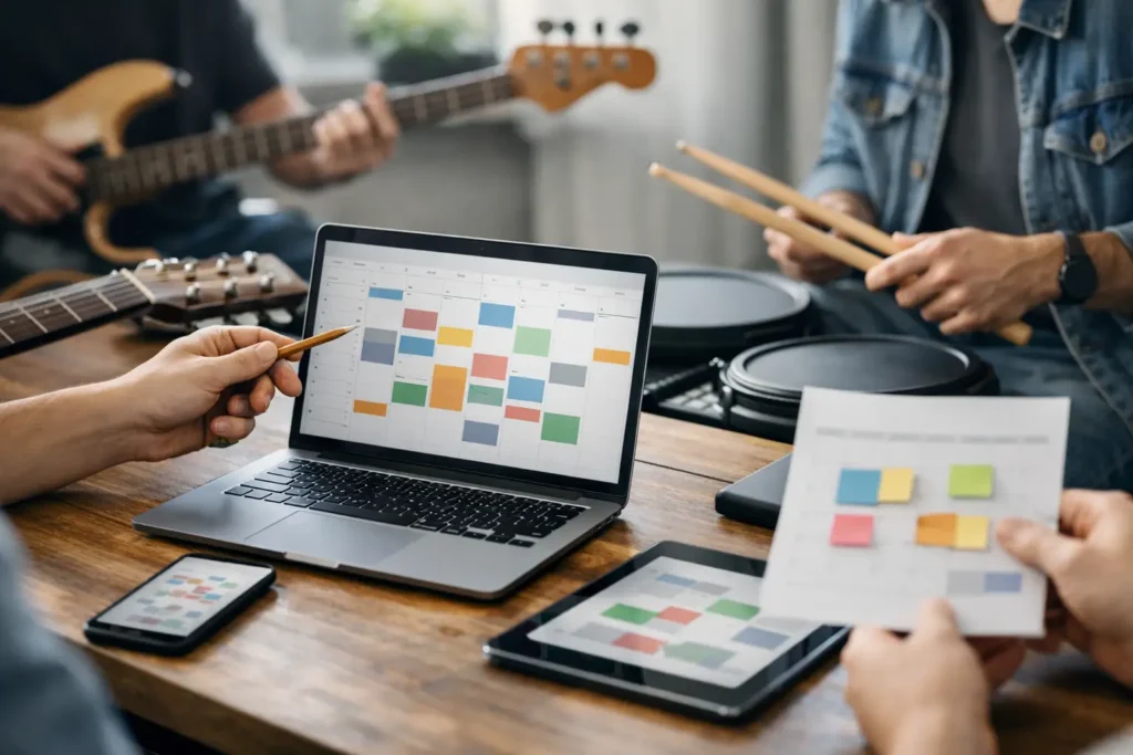 Quel calendrier partagé pour les musiciens ?