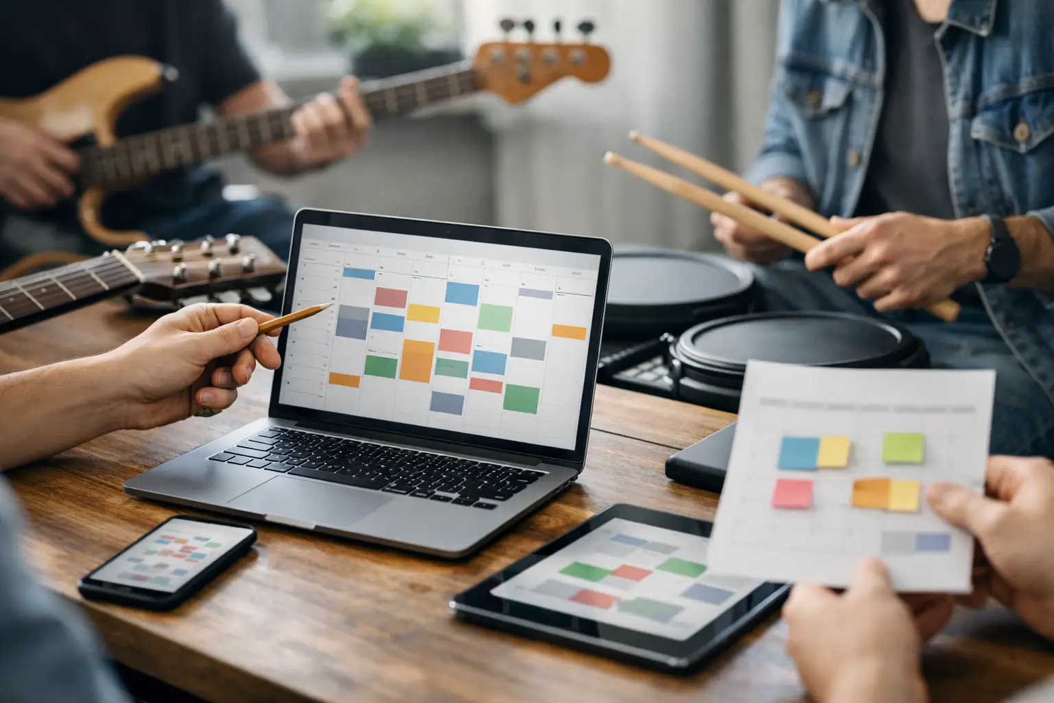 Quel calendrier partagé pour les musiciens ?